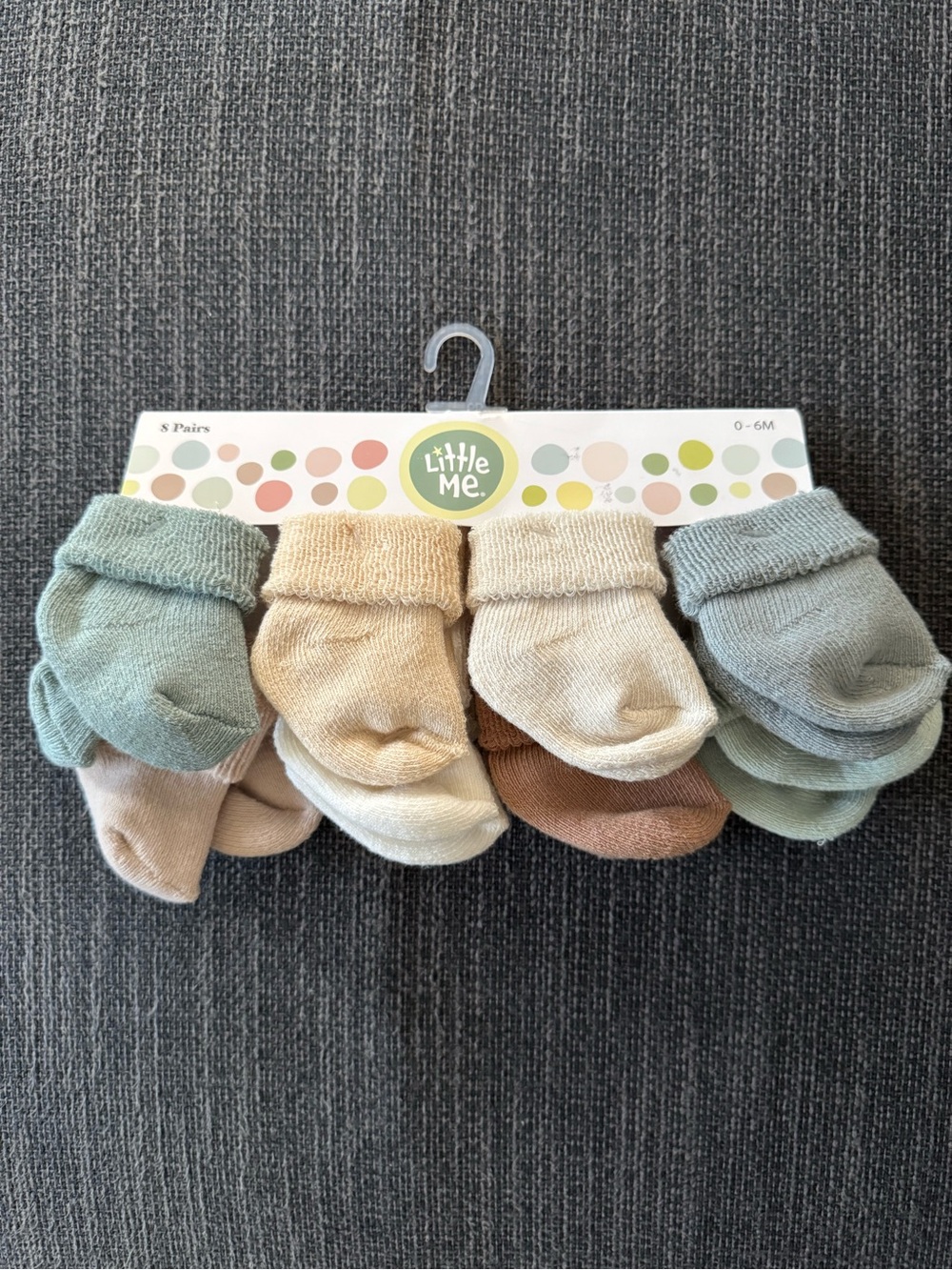 NWOT Little Me 8 pairs of socks